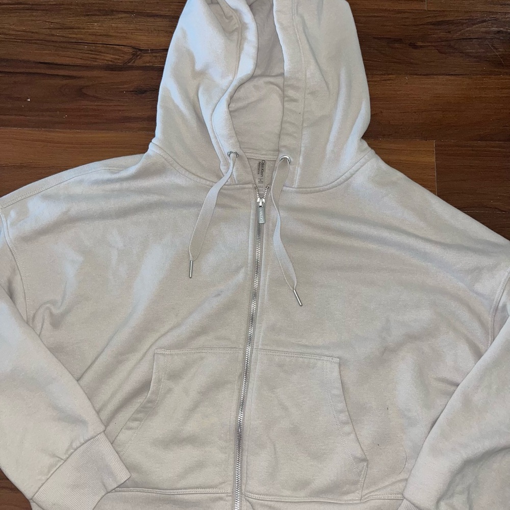 Calvin Klein Cropped Zip Up